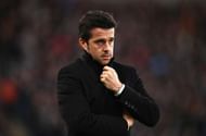HULL, ENGLAND - FEBRUARY 04: Marco Silva, Manager of Hull City looks on during the Premier League match between Hull City and Liverpool at KCOM Stadium on February 4, 2017 in Hull, England.  (Photo by Gareth Copley/Getty Images)